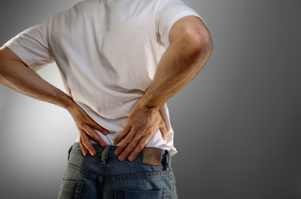 A Man Experiencing Lower Back Pain