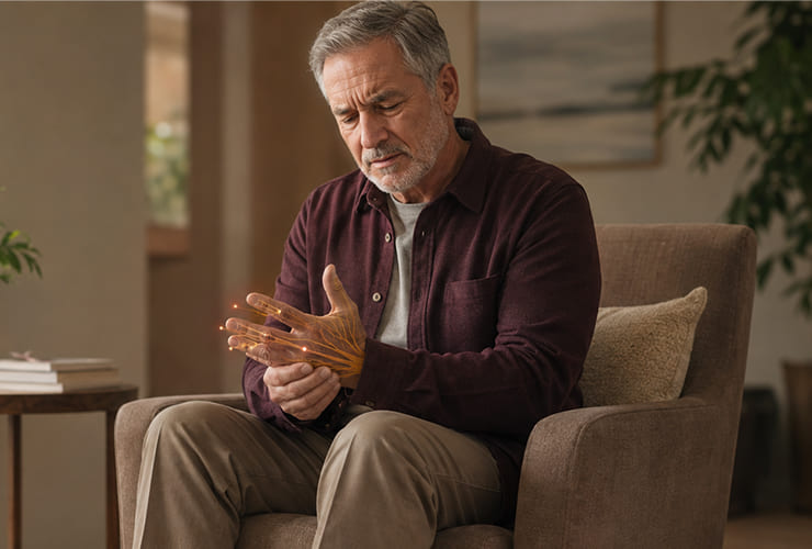 Patient experiencing nerve or neuropathy pain